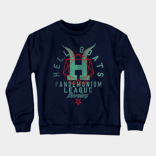 HELLGOATS Crewneck Sweatshirt by Krobilad